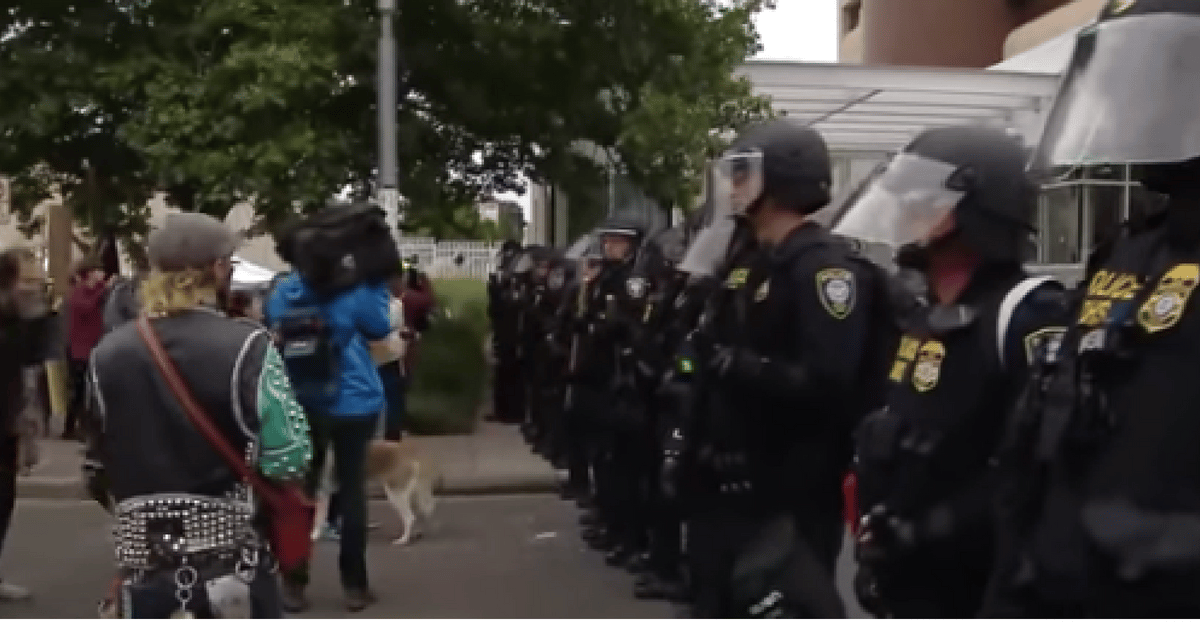 ice protest