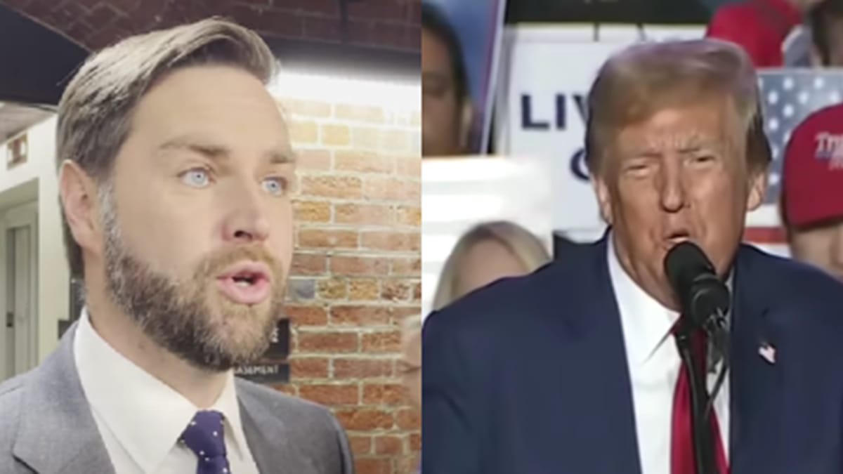 Senator J.D. Vance (R-OH) went on the offensive as an Associated Press reporter pressed him repeatedly on comments made by Donald Trump that illegal immigration is "poisoning the blood" of the nation.