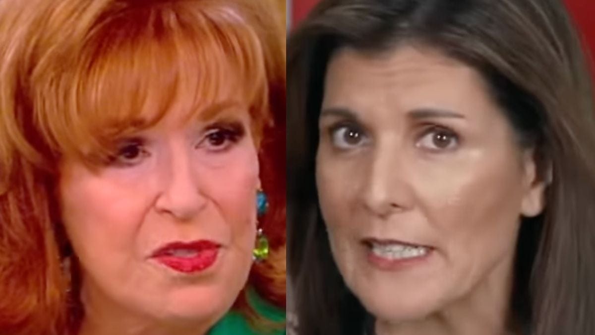 Joy Behar Nikki Haley