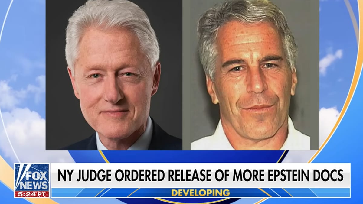 Former President Bill Clinton, according to multiple reports, will be identified as “John Doe 36” and mentioned over 50 times in documents set to be released this week pertaining to notorious sex predator Jeffrey Epstein.