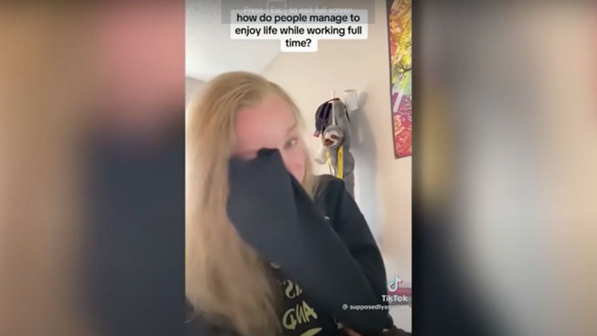 tiktok work life balance