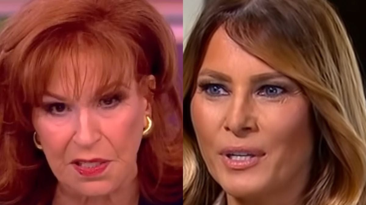 Joy Behar Melania Trump