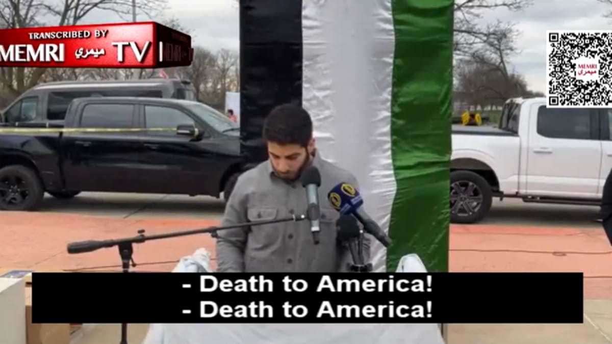 Stomach-churning chants of "Death to America” and “Death to Israel” were heard at a rally in Dearborn, Michigan this past weekend.