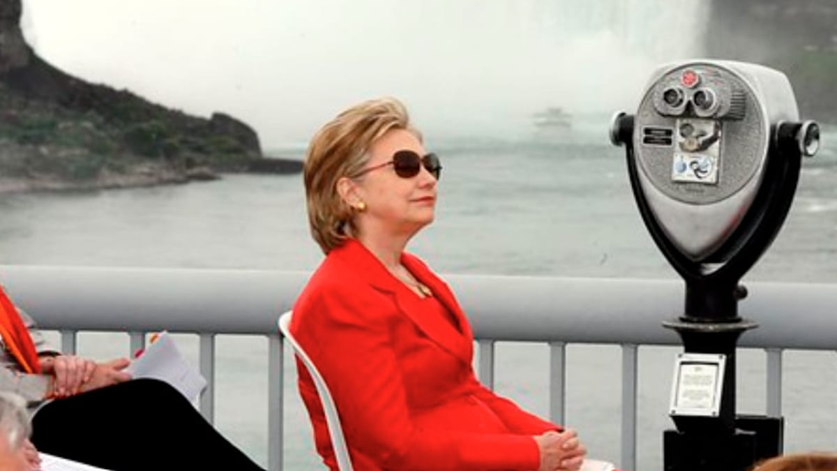 Hillary Clinton, a two-time presidential loser, tried to take a jab at Donald Trump with a social media post about the solar eclipse.