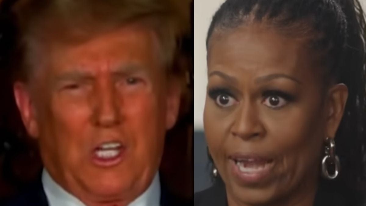 Trump Michelle Obama