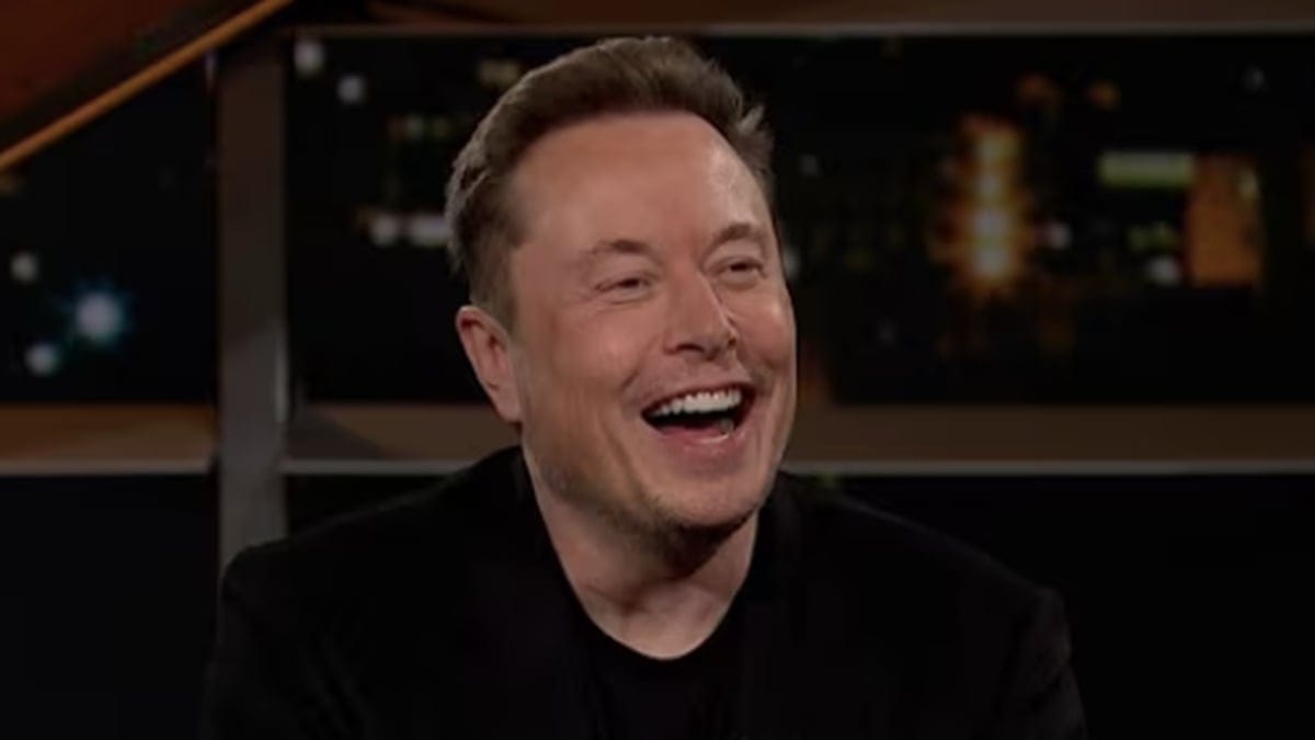Elon Musk Smiling