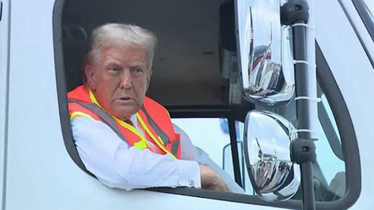 Trump Garbage Truck
