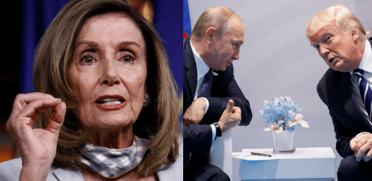 Pelosi Unhinged Putin Trump