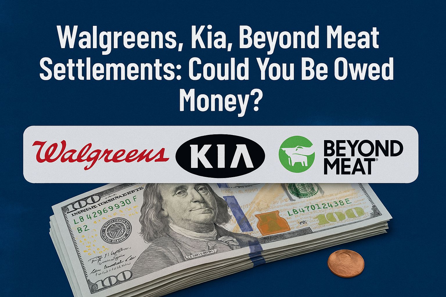 Check Your Wallet: You Might Be Owed Cash from Walgreens, Kia, or Beyond Meat