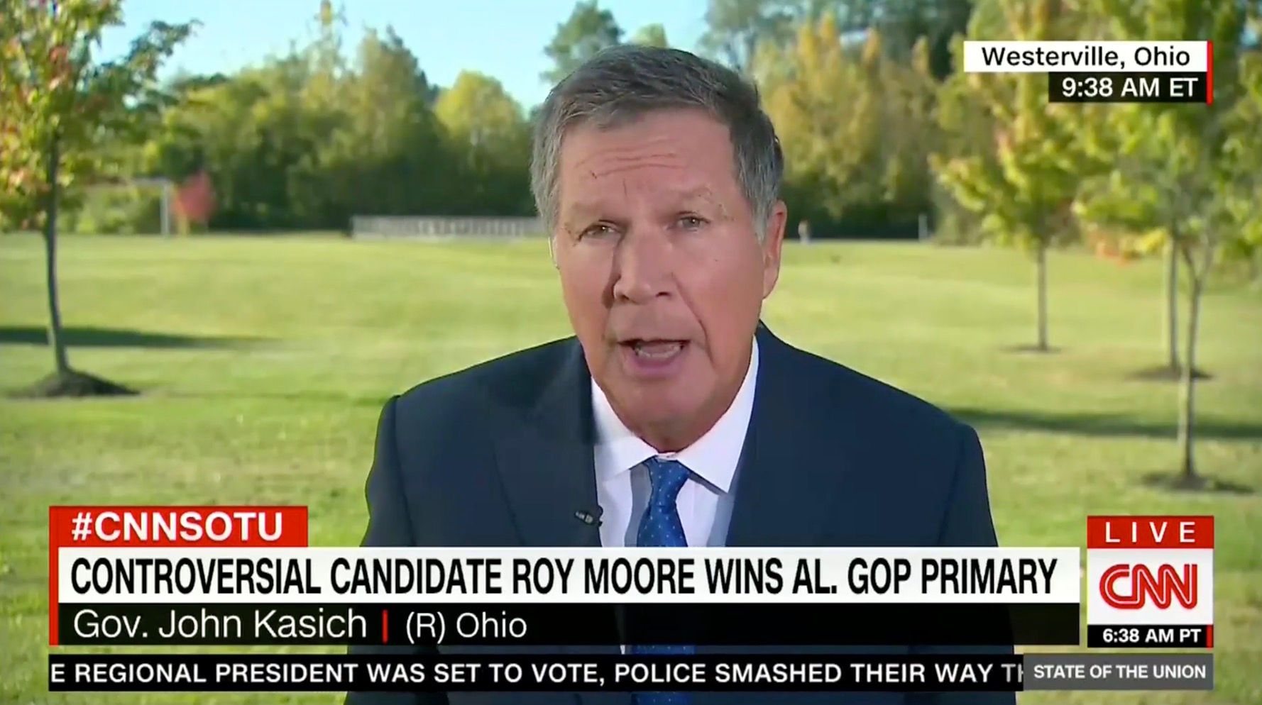 john kasich threatens leave gop