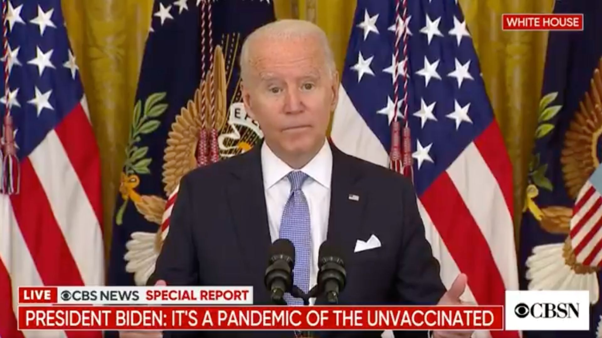 Biden Shows Appreciation For 'Fax' News Commentators For Telling People To Get Vaccinated
