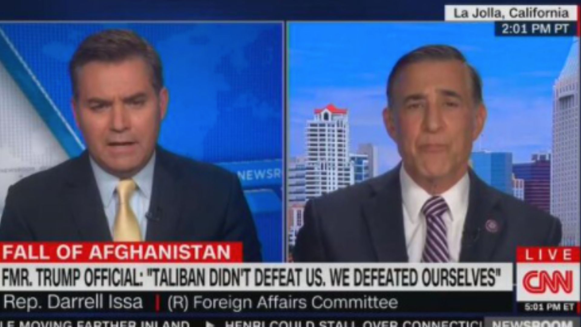 CNN's Acosta Keeps Deflecting Criticism Of Biden During Tense Interview With Republican Rep. Issa