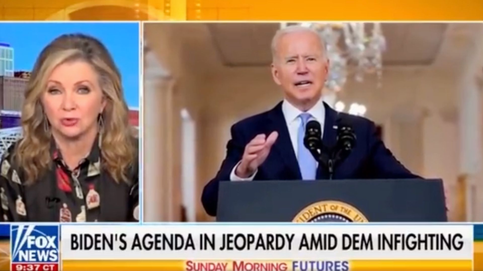 Marsha Blackburn build back broke $3.5 trillion bill Democrat spending
