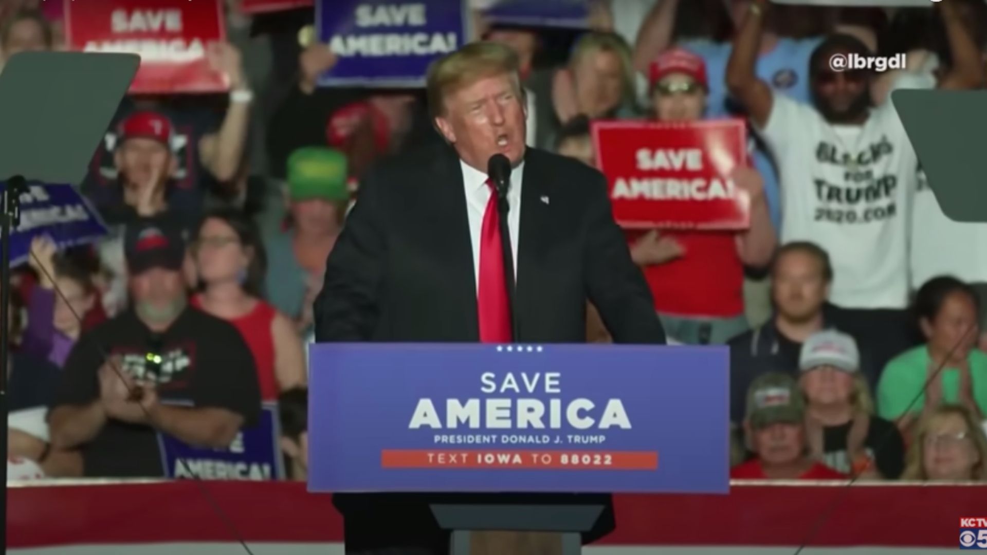 Trump Promises To ‘Take America Back’ At Rally, Unveils News Slogan Sparking 2024 Chatter