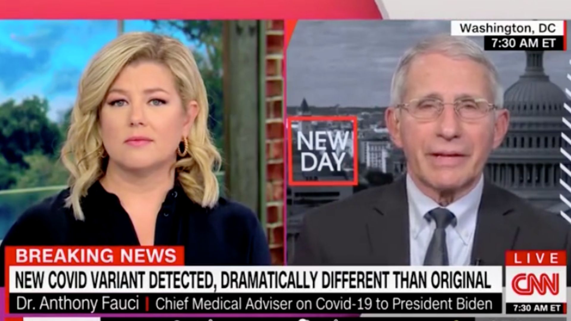 Fauci On If New COVID-19 Variant Is Already In US: 'Anything Is Possible'