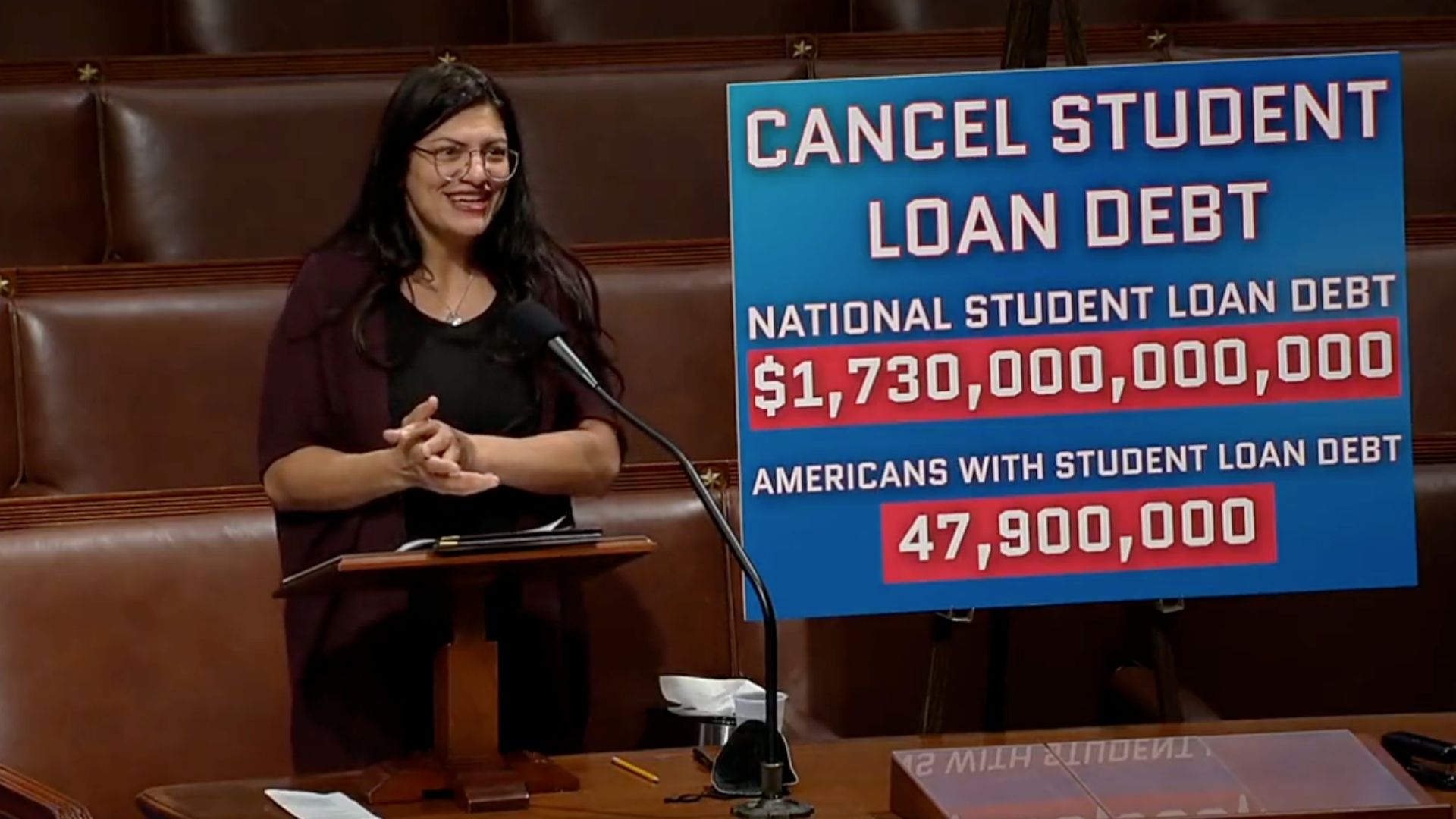 Rashida Tlaib complains taxpayers haven't paid her student loans