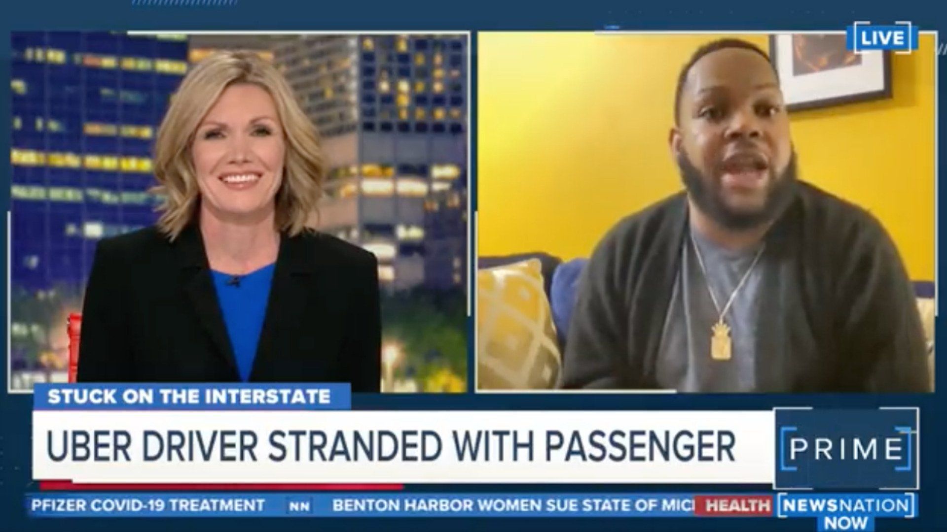 Hero Uber driver stranded on I-95 goes out of his way to keep teen passenger safe, offered new job