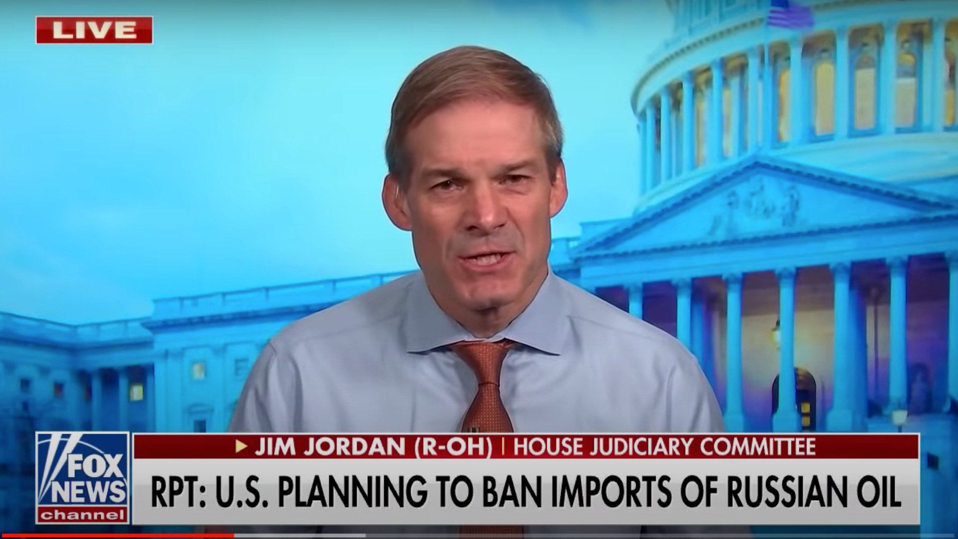 Jim Jordan Says ‘Democrats Want $7 Gas’