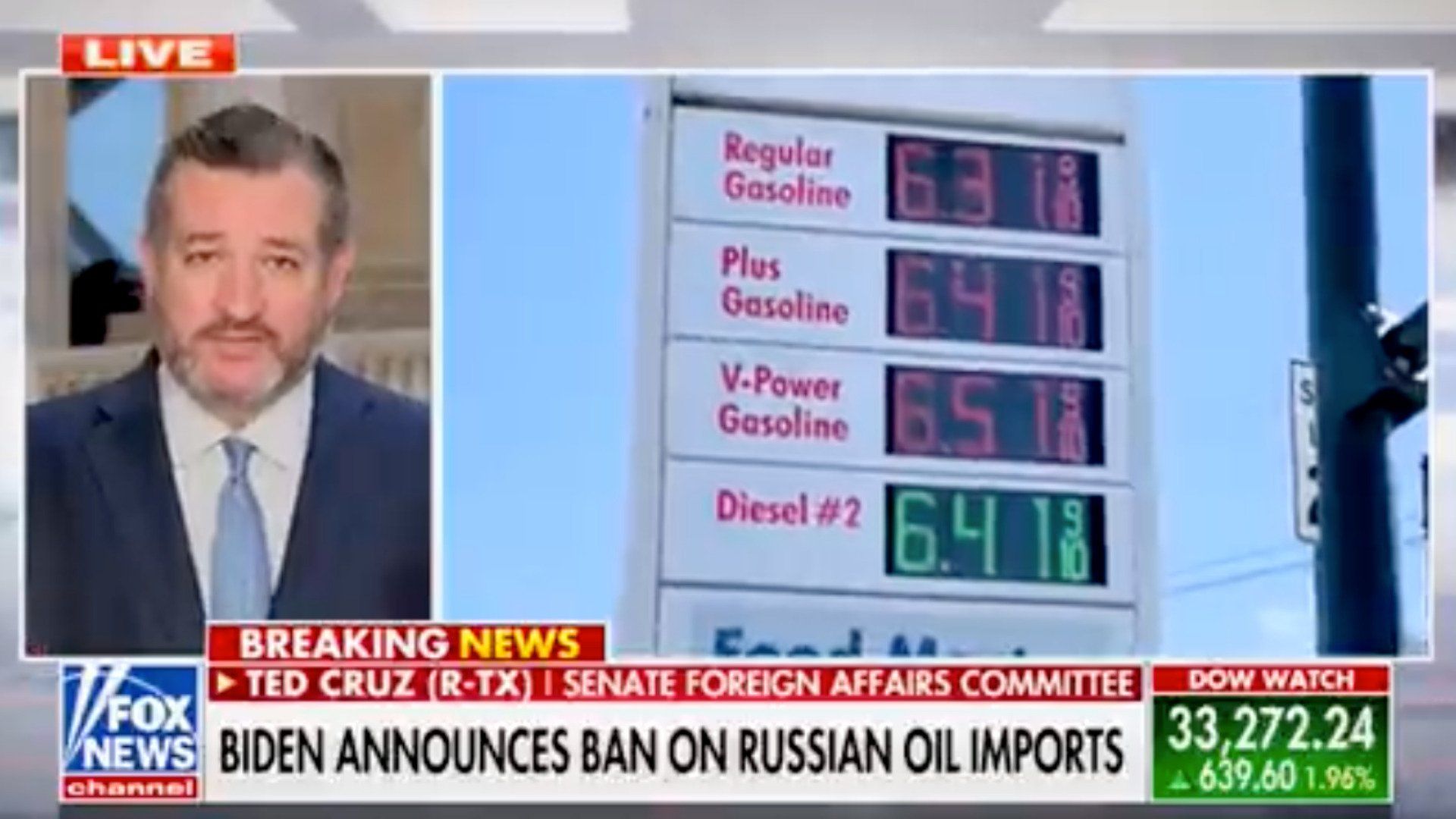 Cruz Calls Biden Energy Policy ‘Completely Incoherent,’ ‘Makes No Sense’