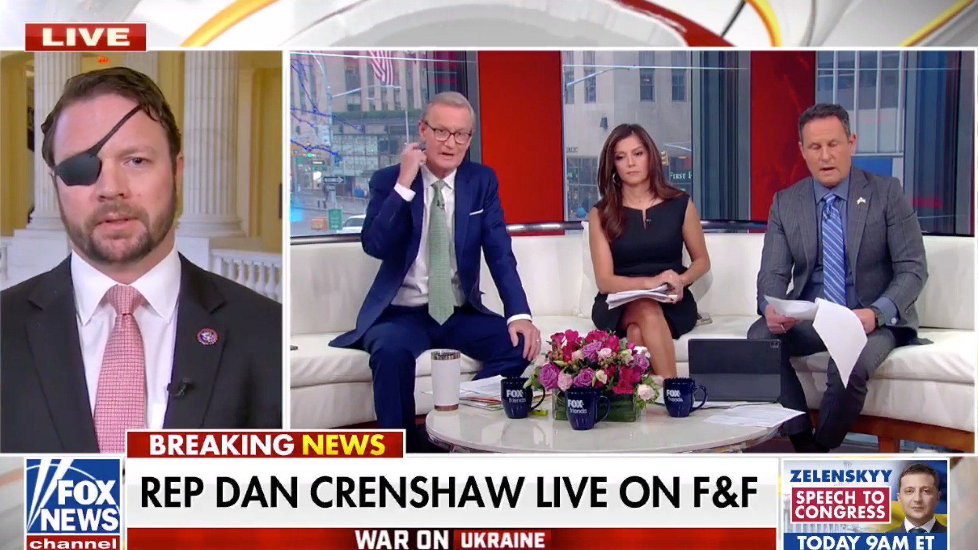 Fox News Host Notes Some Republicans Urge Caution Over Ukraine, Crenshaw Says They Use 'Putin’s Talking Points'