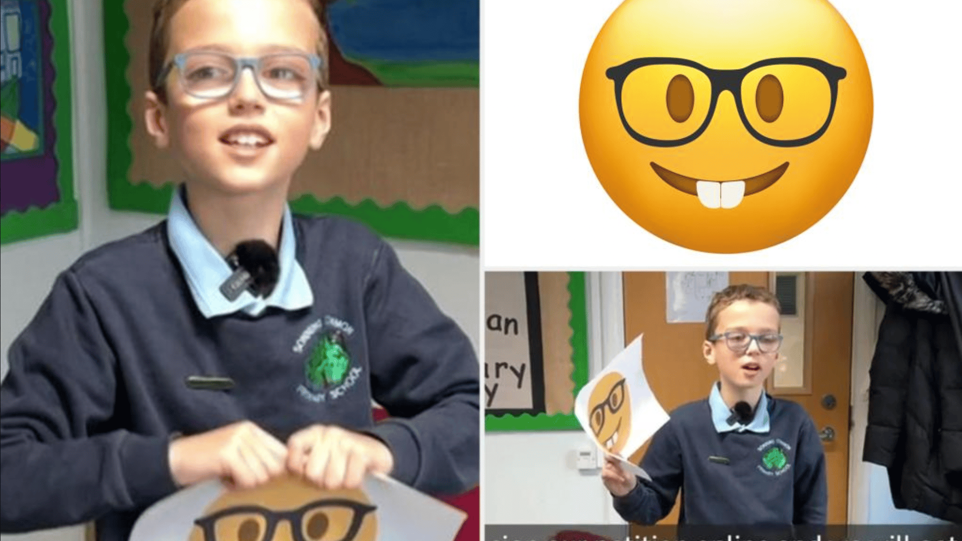nerd emoji boy