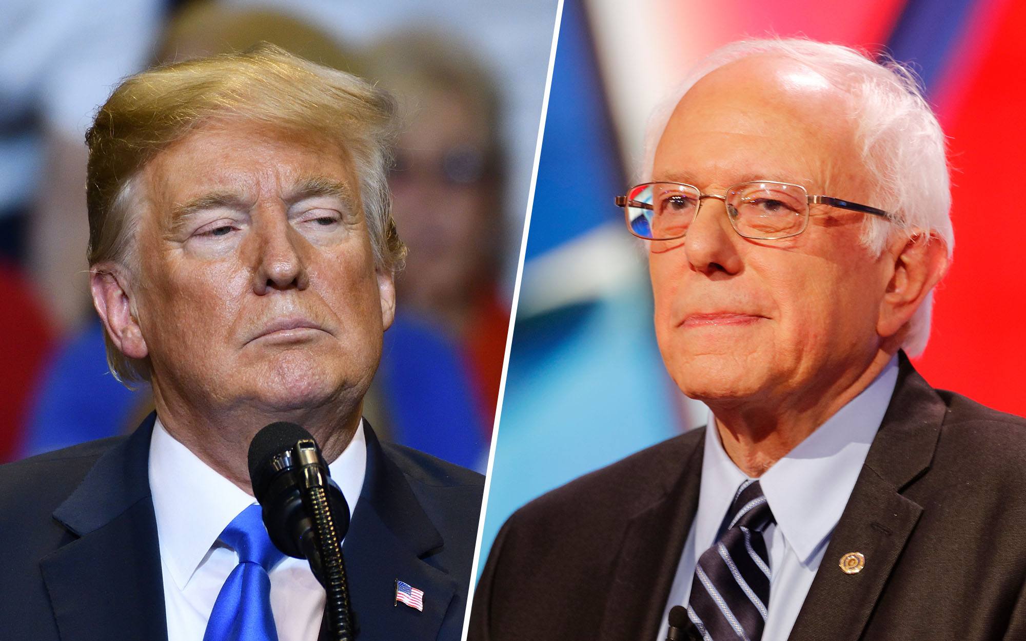 Trump Sanders