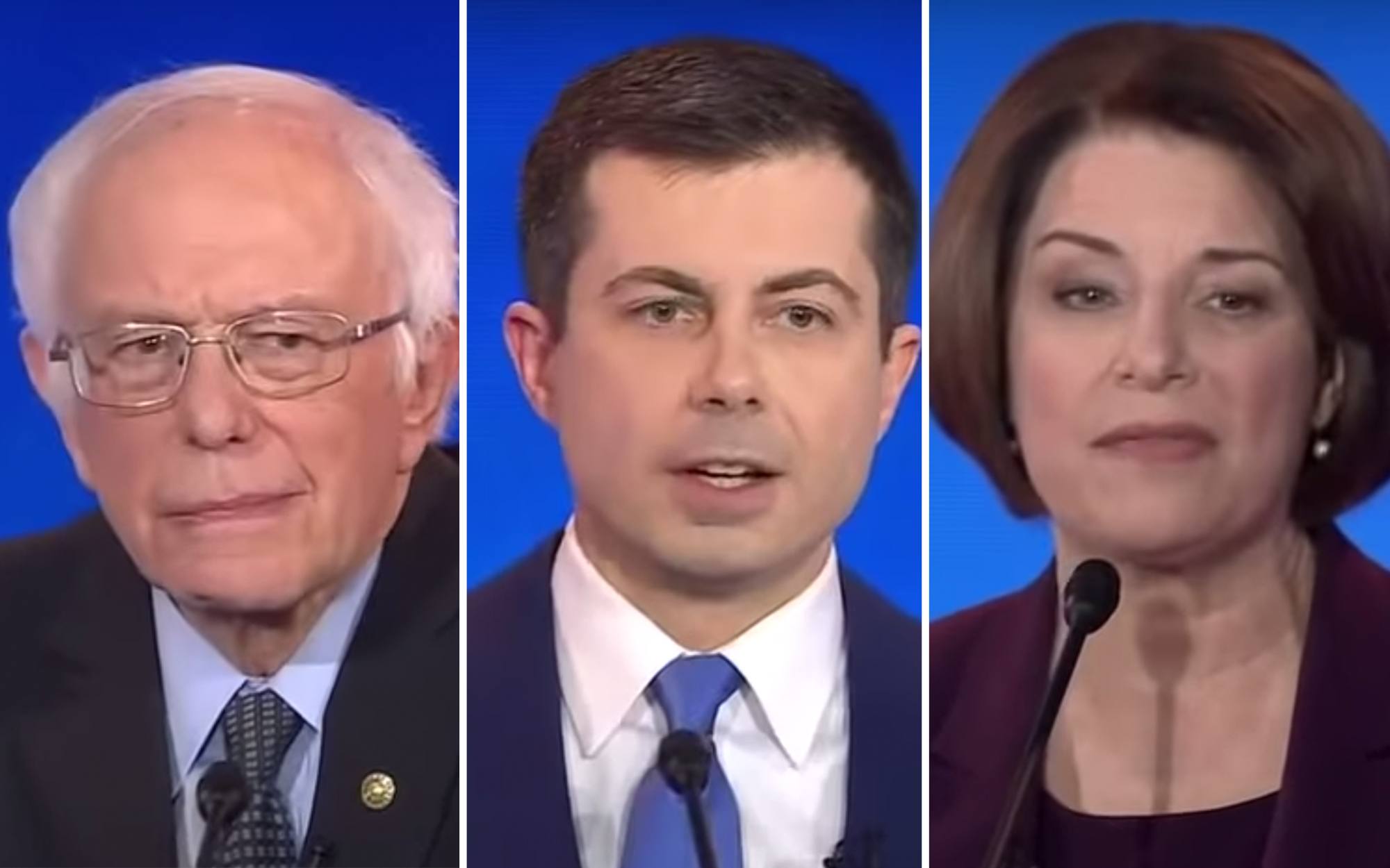 Sanders Buttigieg Klobuchar