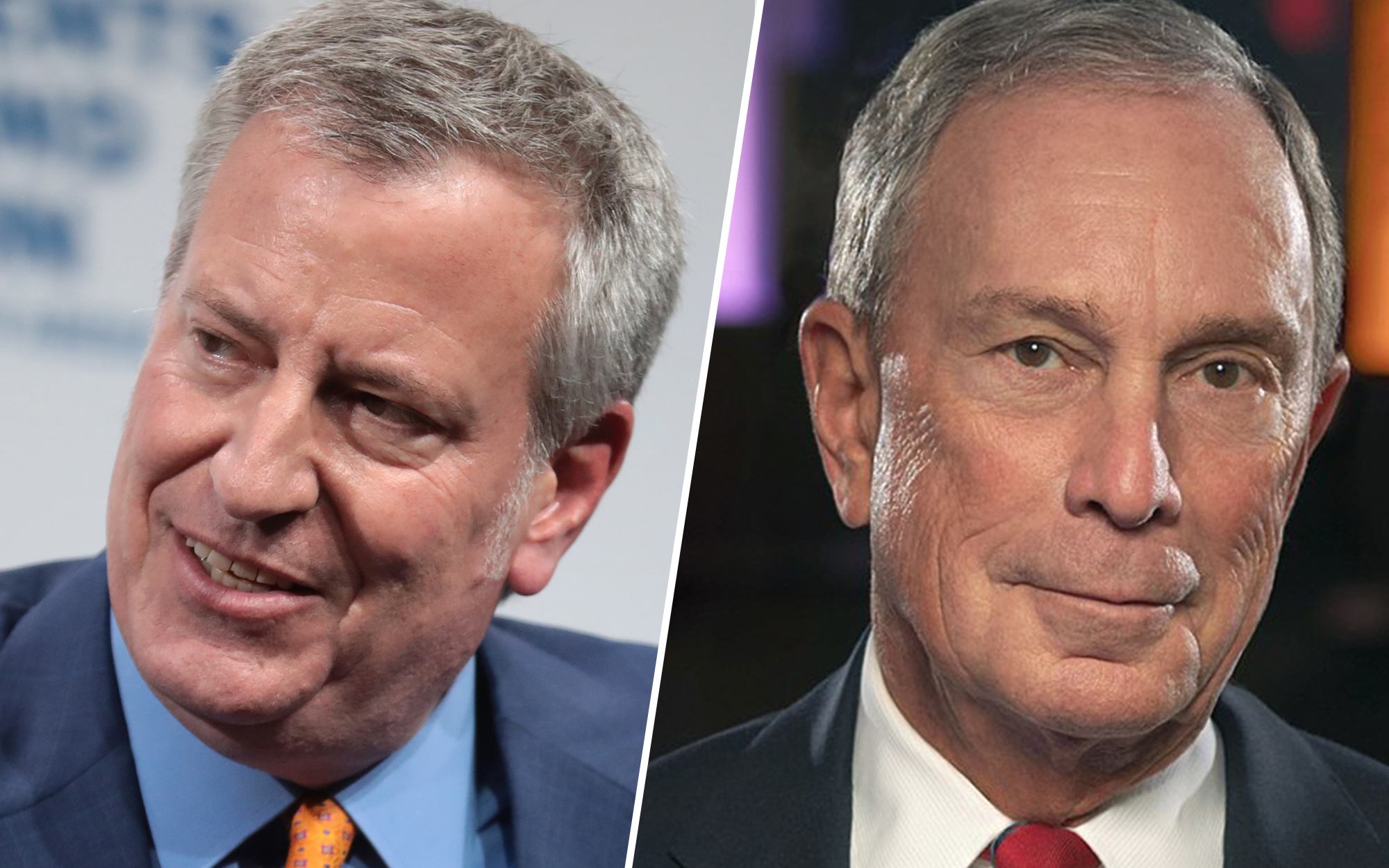 De Blasio Bloomberg