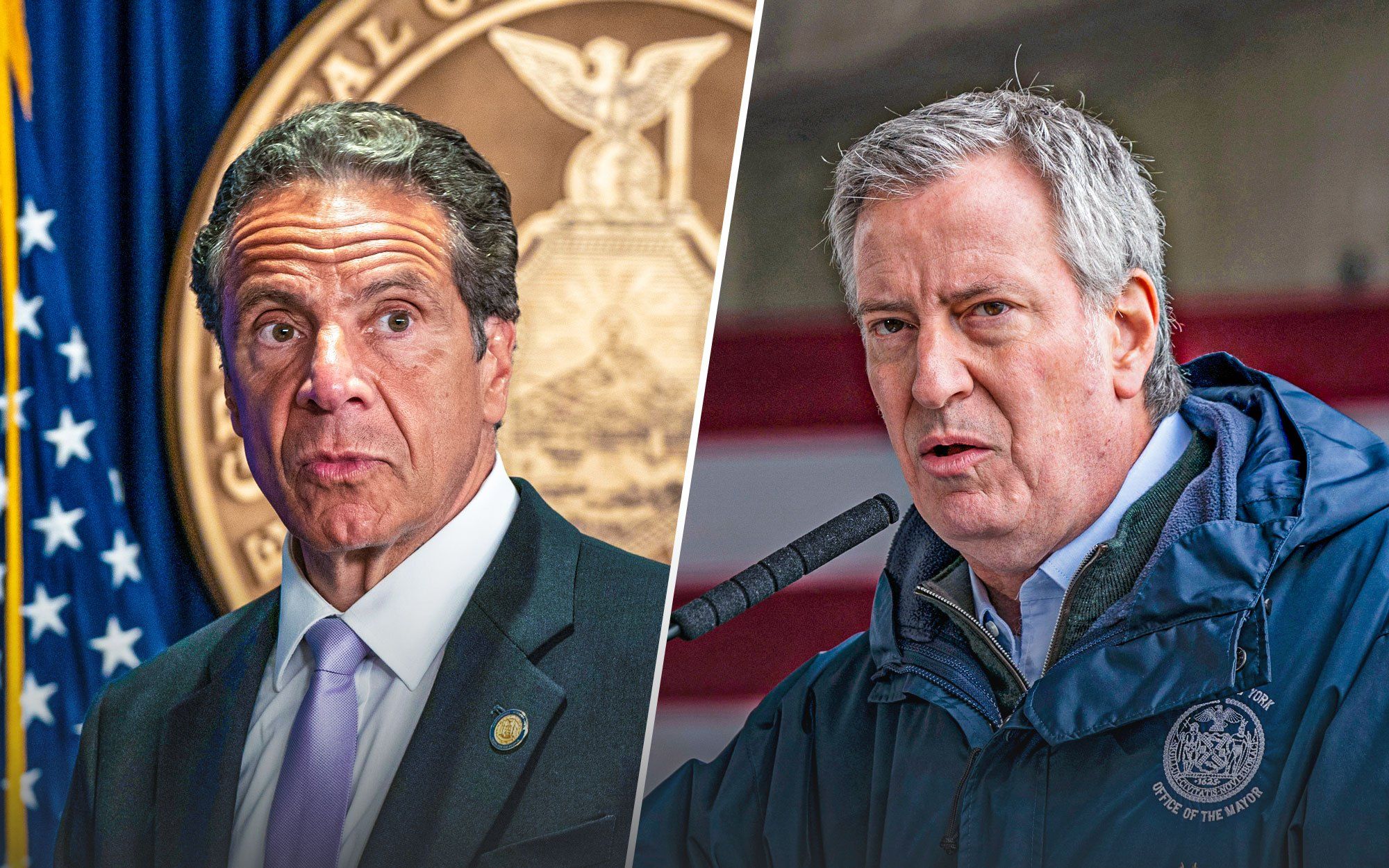 Cuomo de Blasio