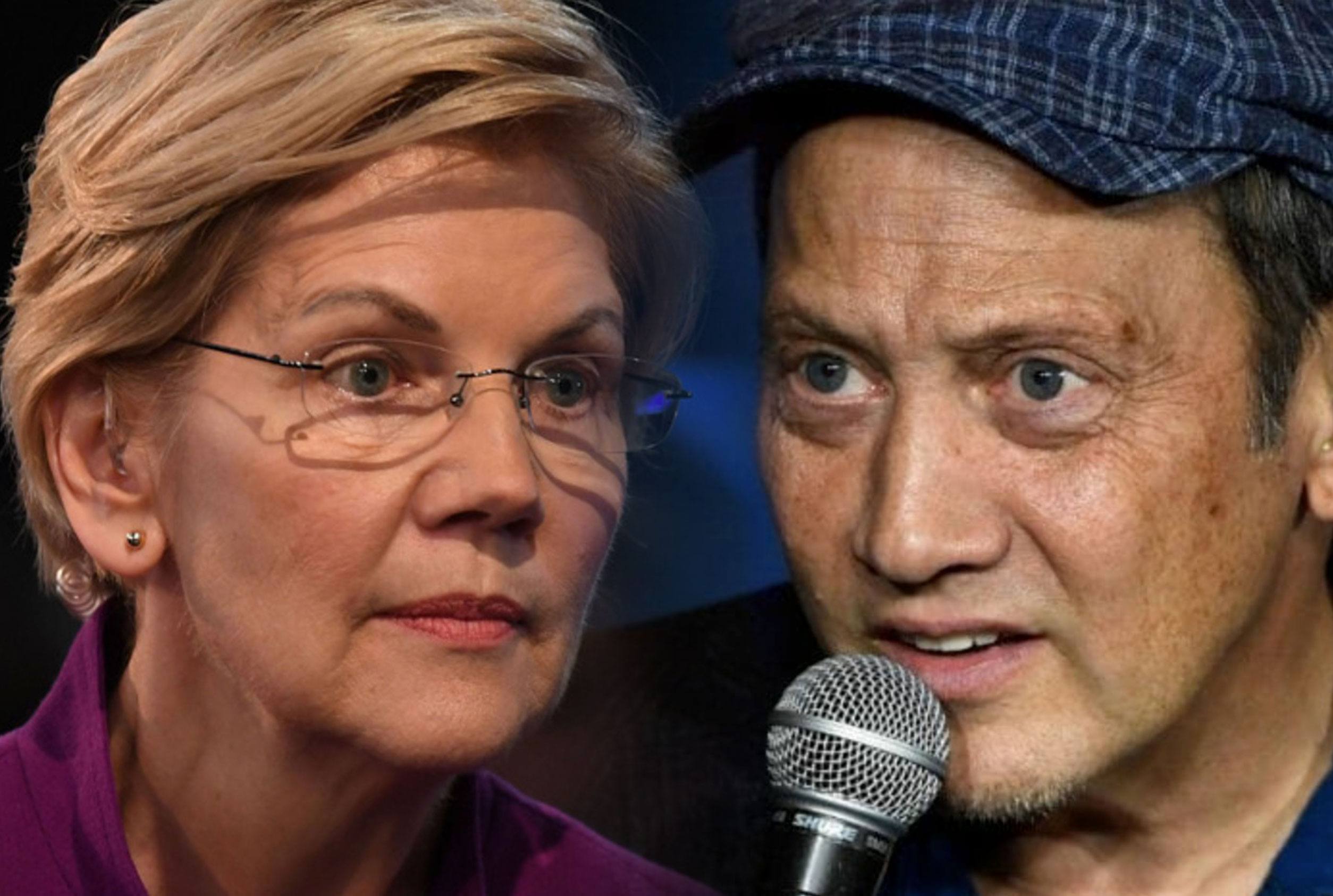 Rob Schneider Elizabeth Warren