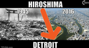 hiroshima vs detroit