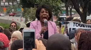 Maxine Waters protests
