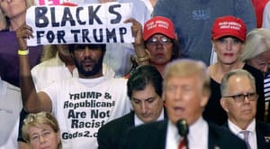 black support for Trump