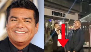 george lopez pees trump star