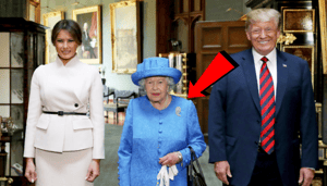 queen obama brooch