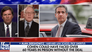 Alan Dershowitz cohen plea