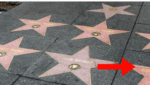 Trump hollywood star replaced
