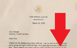 trump letter