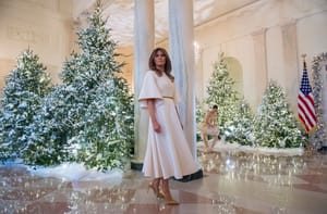 melania trump white house christmas decorations