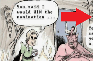 cartoon hillary lost election
