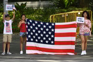 trump singapore welcome