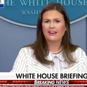 sarah huckabee sanders what happened