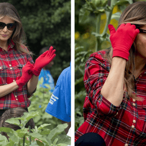 melania trump white house garden