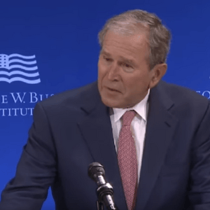 george bush attack trump