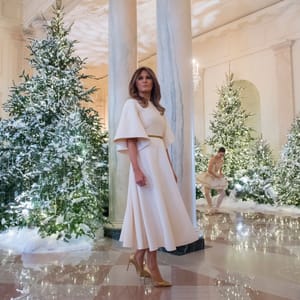 melania trump white house christmas decorations