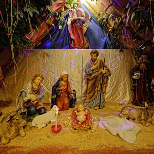nativity scene destroyed