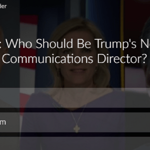 poll white house communications director
