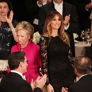 melania trump approval rating clinton