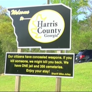 sheriff warns criminals