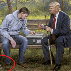 pro-Trump painting